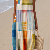 Robe mi-longue géométrique Eve™