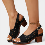 Dina | Sandales orthopédiques à talon compensé