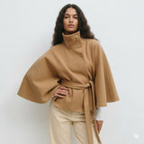 Valentina Moretti | Manteau cape ceinturé pour femme