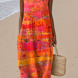 Robe Midi Faye™ Soleil Couchant