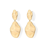 Boucles d'oreilles Ondes Scintillantes | Or