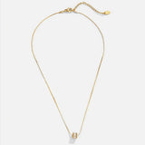 Collier Elyna à tube poli | Or