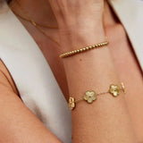 Bracelet à breloques Florielle Bloom | Or
