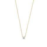 Collier Cléa avec pierre de moissanite | Or