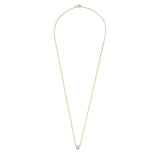 Collier Cléa avec pierre de moissanite | Or