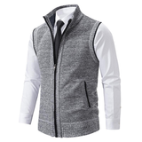 Matteo Sinclair | Gilet zippé en maille pour homme