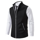 Matteo Sinclair | Gilet zippé en maille pour homme