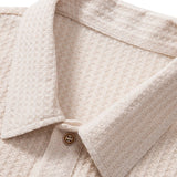 Polo en maille gaufrée