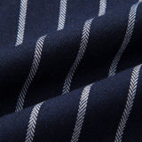 Chemise boutonnée en coton à rayures