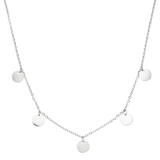 Collier Bouddha "Funky" | Or blanc