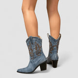Selena – Bottines orthopédiques en jean