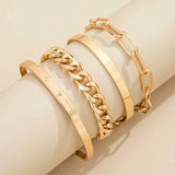 Ensemble de bracelets Elan Mercer | Or blanc