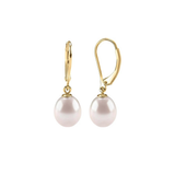 Boucles d'oreilles pendantes perles | Or
