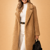 Elena Rousseau | Longue veste en maille pour femme